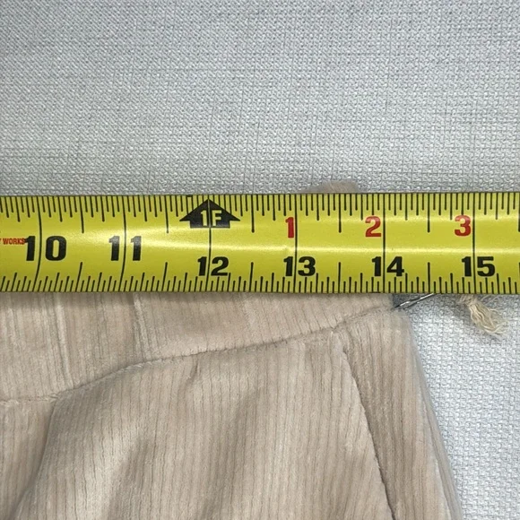 NWT Vuori Haven Pants Ribbed Wideleg Lightweight Soft Suede Women’s Size M Cream - Picture 12 of 15